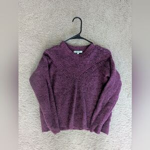 Madewell Deep Purple Crew Neck Sweater